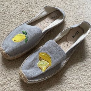 Lemon flats, never worn